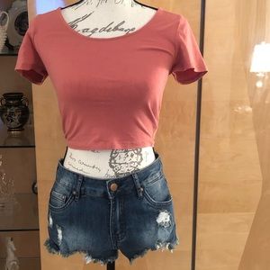 Charlotte russe crop top.